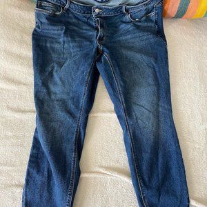 Old Navy, 22 Mid Rise Rock star super skinny jeans